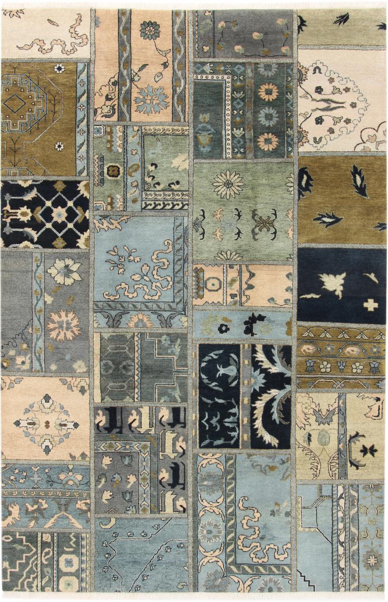 Indiai szőnyeg Gabbeh Loribaft 9'11"x6'7" 9'11"x6'7", Perzsa szőnyeg Kézzel csomózva