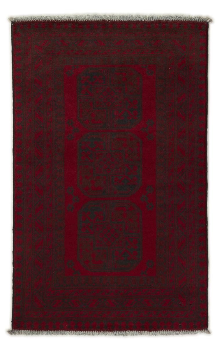 Afghansk tæppe Afghan Akhche 124x77 124x77, Persisk tæppe Knyttet i hånden