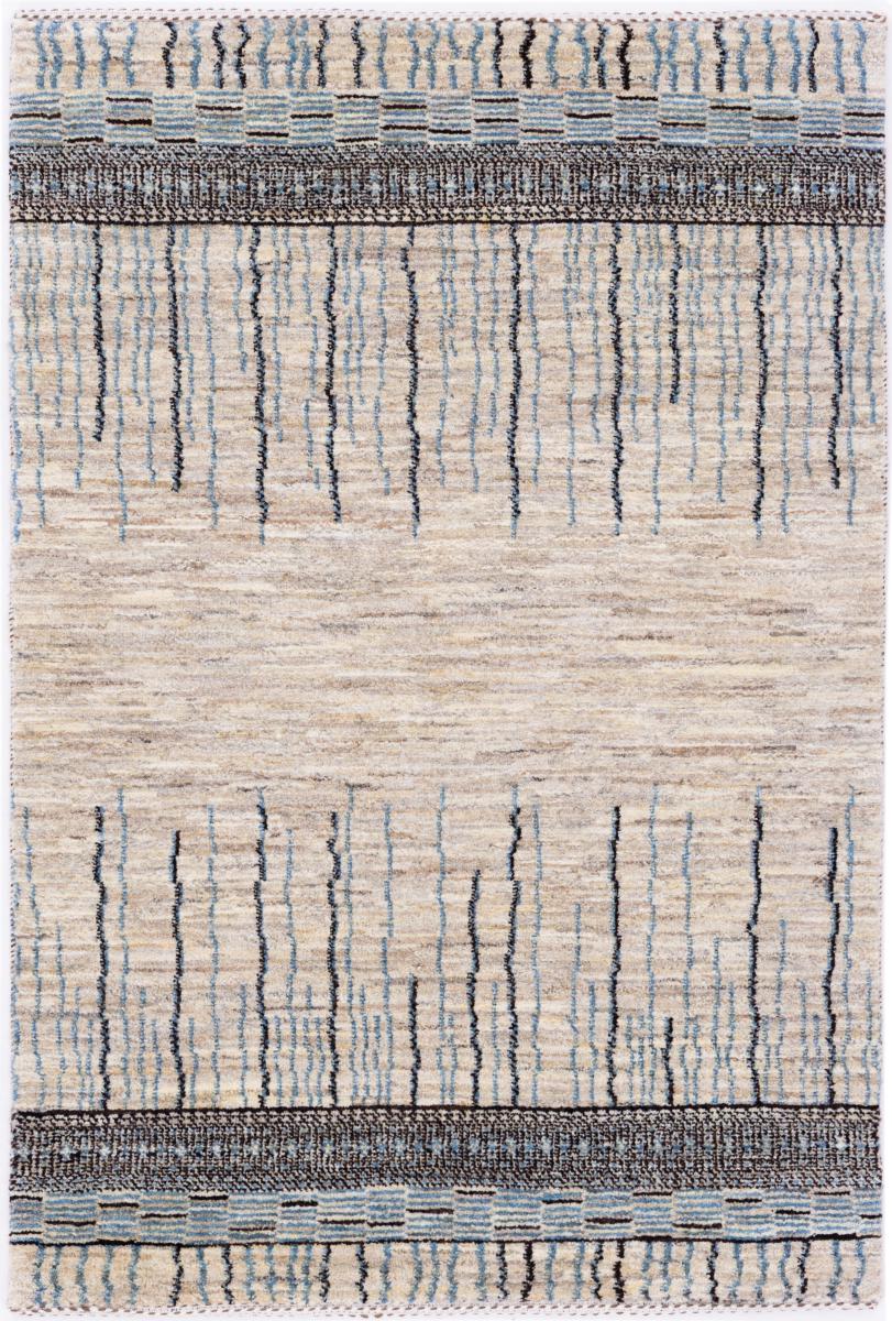 Tappeto persiano Persiano Gabbeh Loribaft Natura 119x79 119x79, Tappeto persiano Annodato a mano