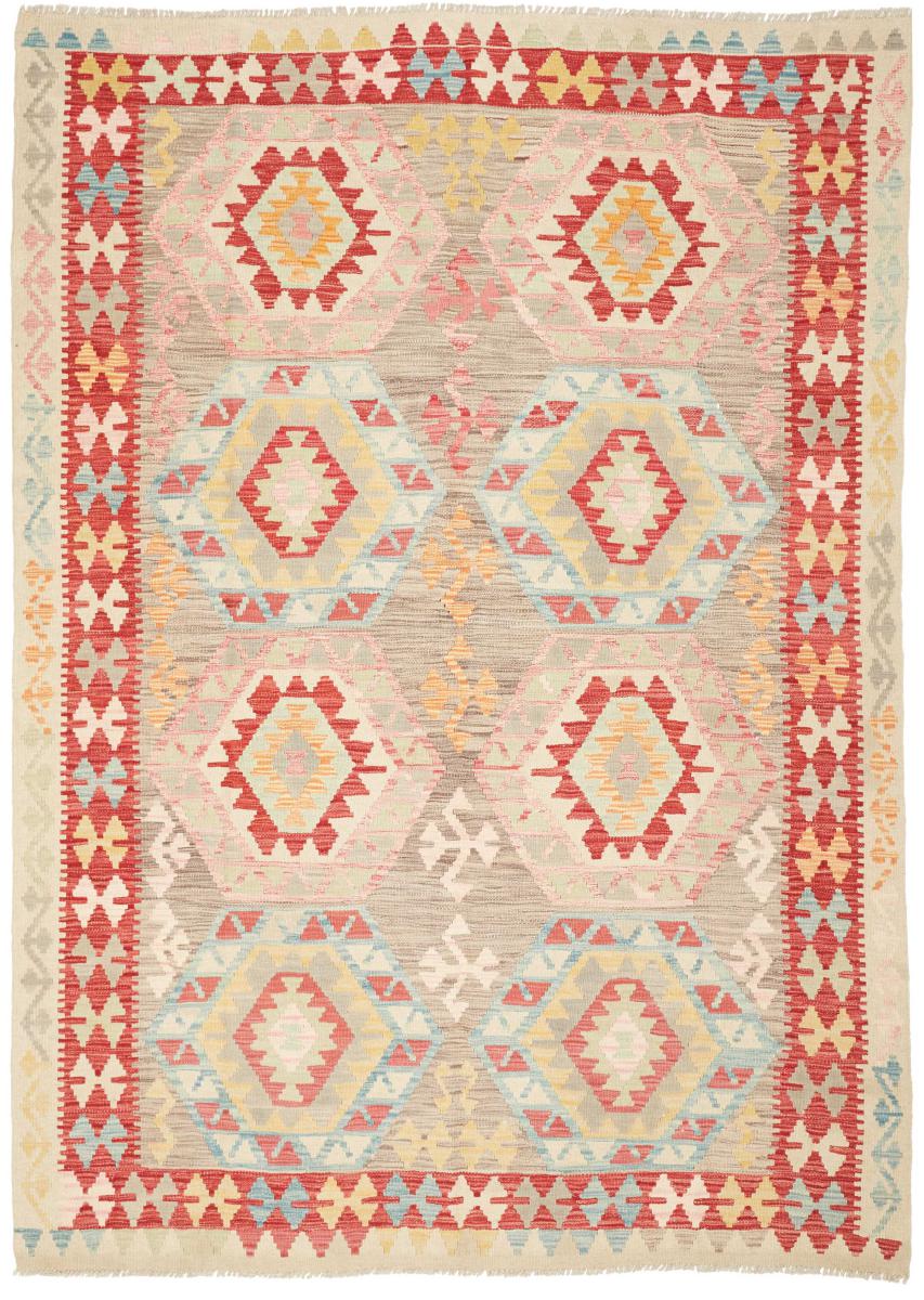 Tapis afghan Kilim Afghan 245x177 245x177, Tapis persan Tissé à la main