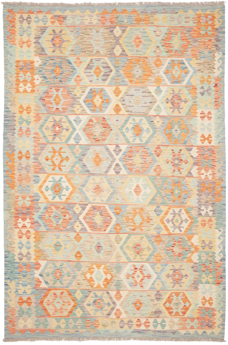 Afghanischer Teppich Kelim Afghan 288x193 288x193, Perserteppich Handgewebt