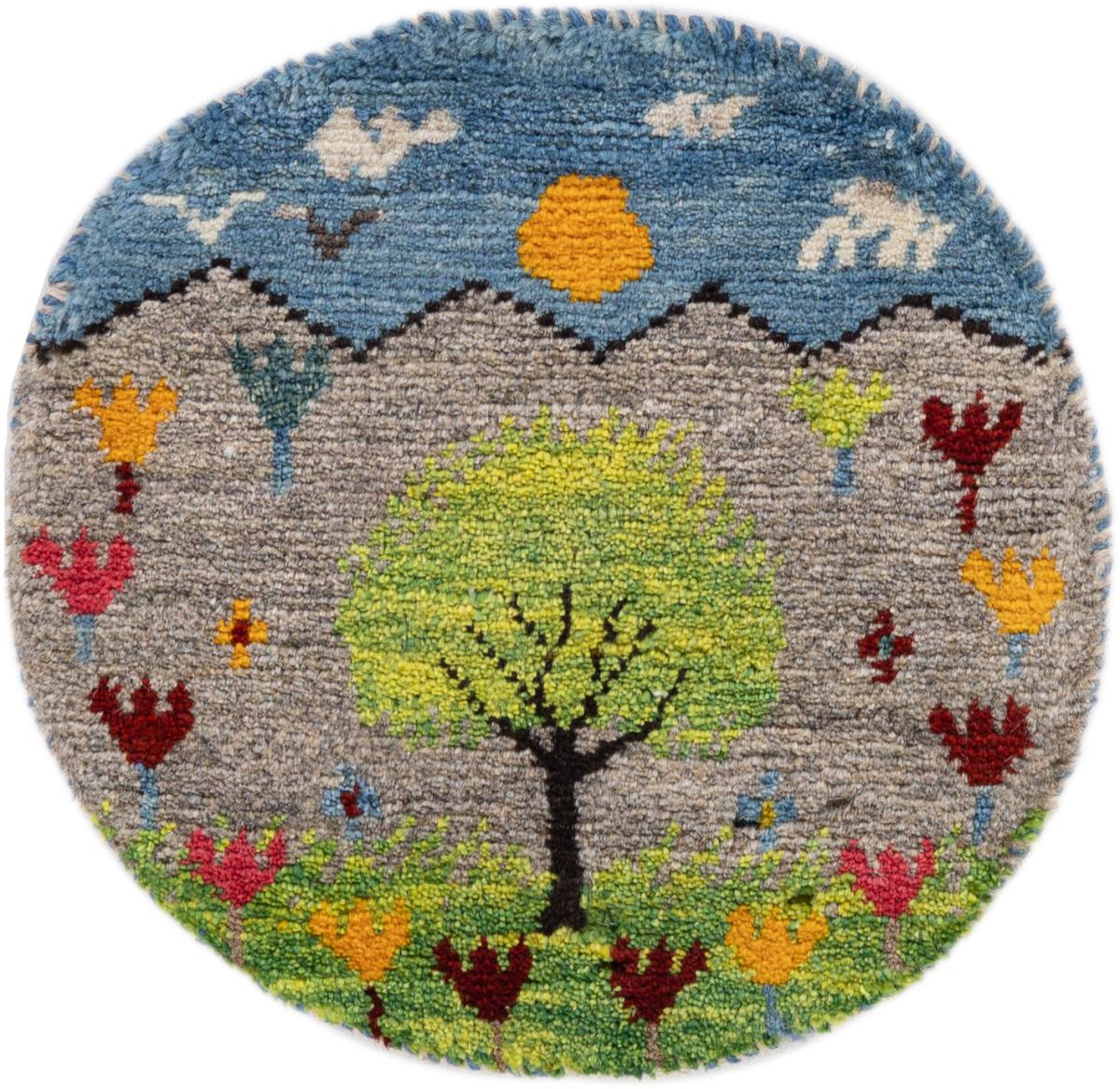 ペルシャ絨毯 ペルシャ ギャッベ ペルシャ ロリbaft 40x40 40x40, ペルシャ絨毯 手織り