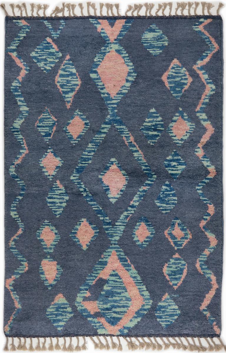 Pakistani rug Berber Moroccan 210x140 210x140, Persian Rug Knotted by hand