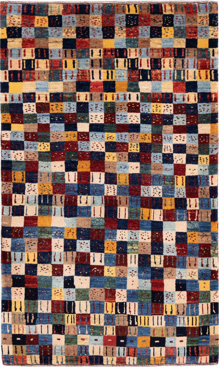 Tapete persa Persa Gabbeh Kashkuli Banafsheh 138x83 138x83, Tapete persa Atado à mão