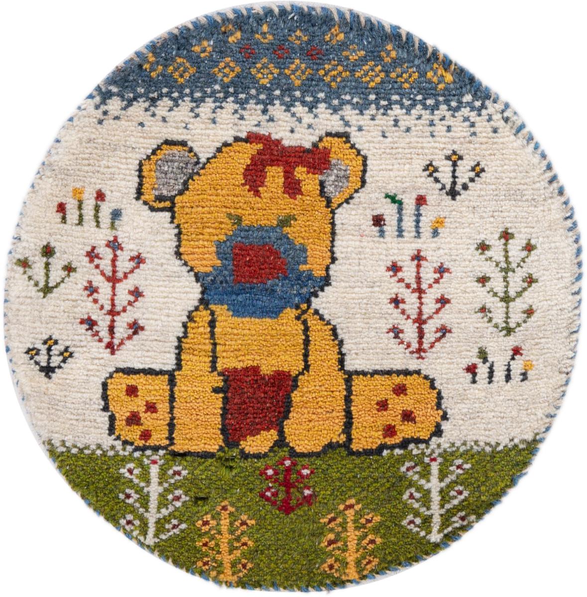 Covor persan Persan Gabbeh Loribaft 40x40 40x40, Covor persan Înnodat manual