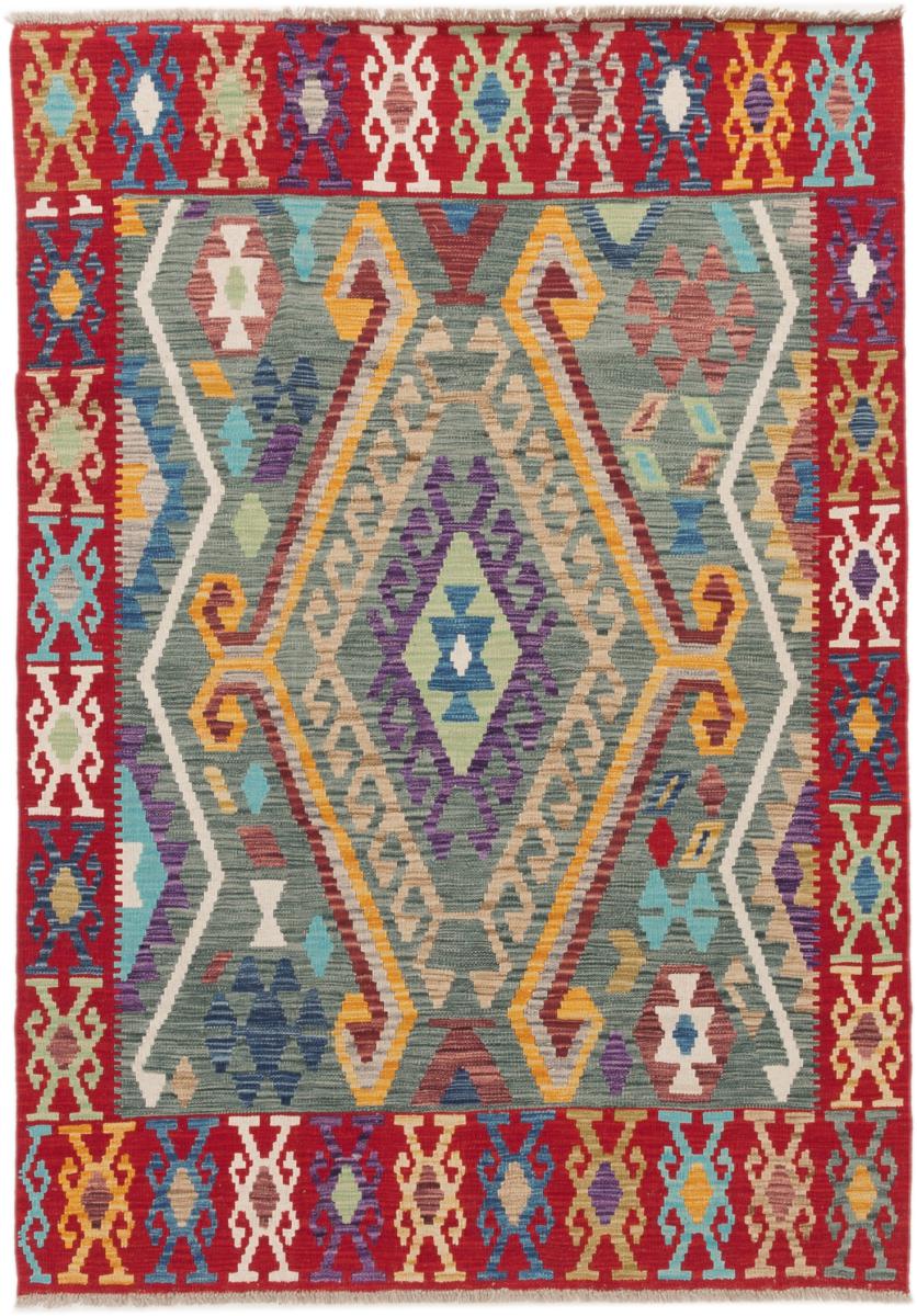 Tapete afegão Kilim Afegão 181x128 181x128, Tapete persa Tecido à mão