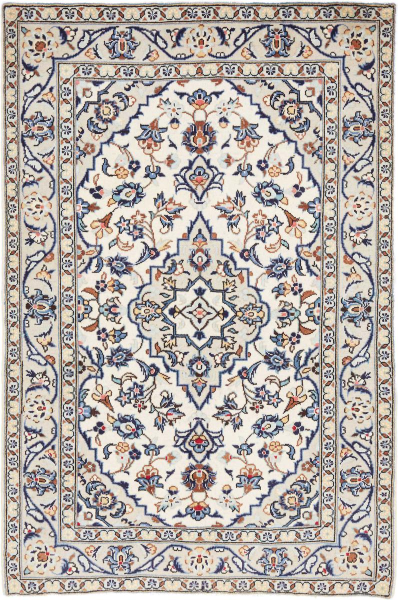 Tapis persan Kashan 151x99 151x99, Tapis persan Noué à la main