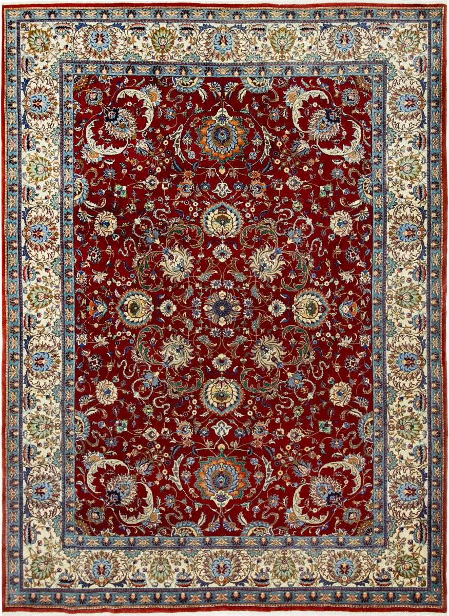 Persian Rug Tabriz 12'0"x9'1" 12'0"x9'1", Persian Rug Knotted by hand