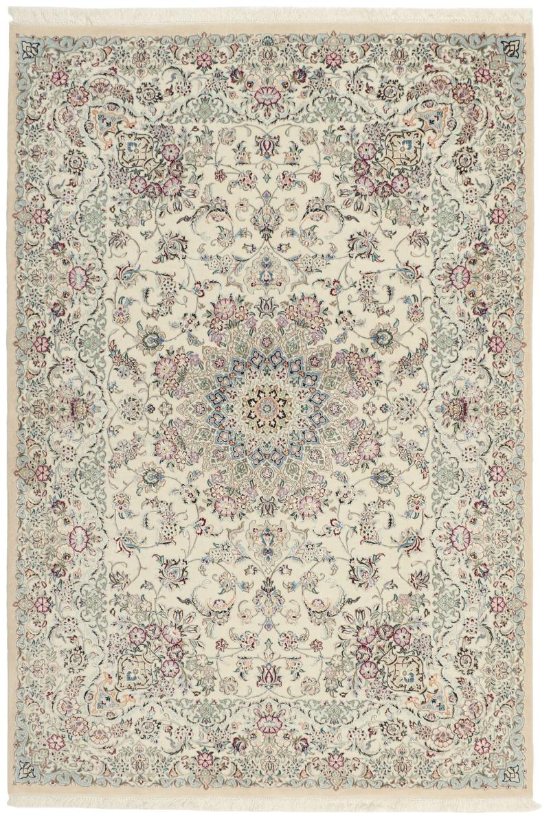  ペルシャ絨毯 ナイン 6La Sherkat 209x141 209x141,  ペルシャ絨毯 手織り