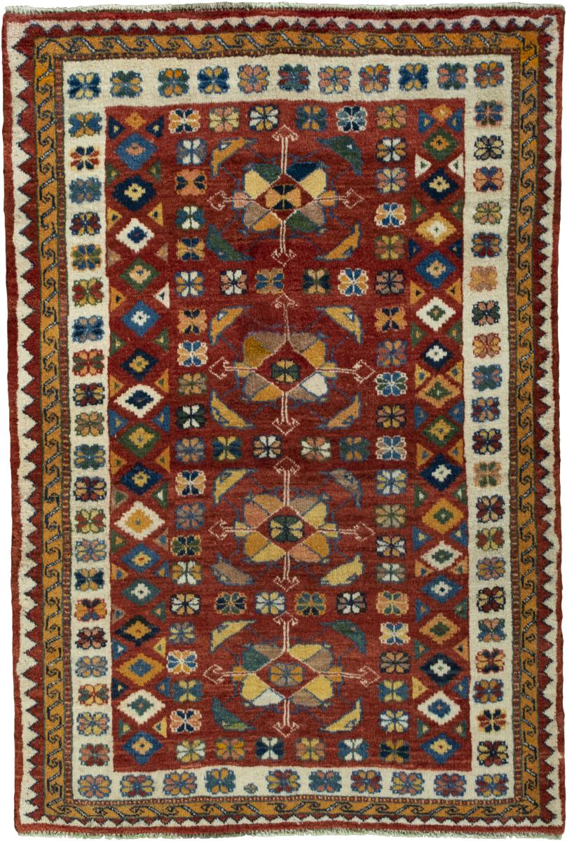 Perserteppich Perser Gabbeh Ghashghai 189x131 189x131, Perserteppich Handgeknüpft