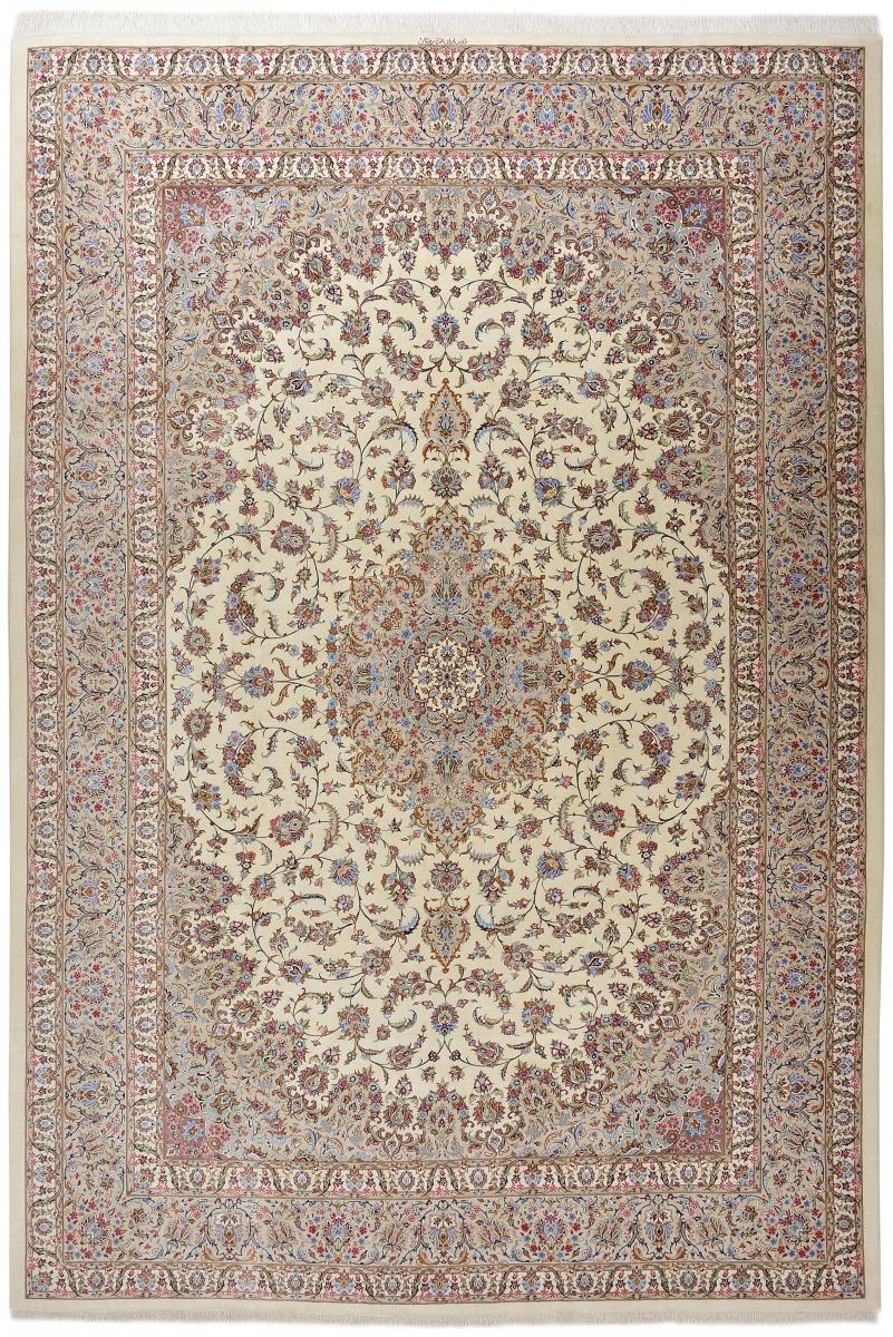 Perzisch tapijt Qum Zijde 357x243 357x243, Perzisch tapijt Handgeknoopte