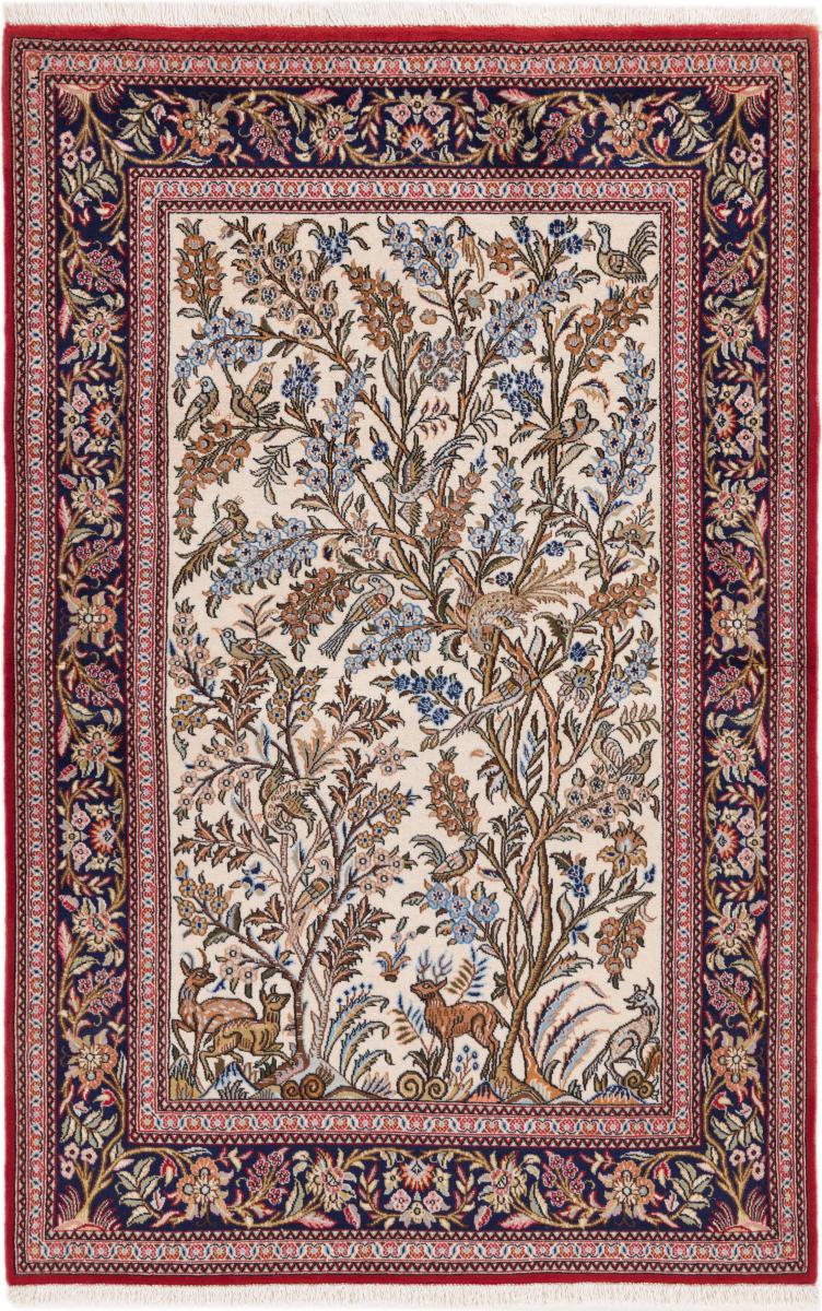 Covor persan Qom Kork 155x100 155x100, Covor persan Lucrate de mână