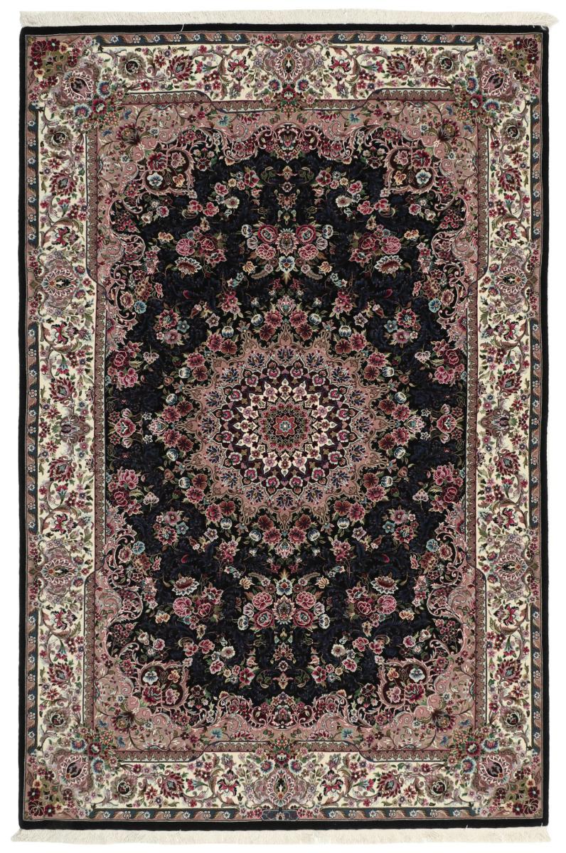 Perzsa szőnyeg Ghom Sherkat Selyemfonal 221x144 221x144, Perzsa szőnyeg Kézzel csomózva