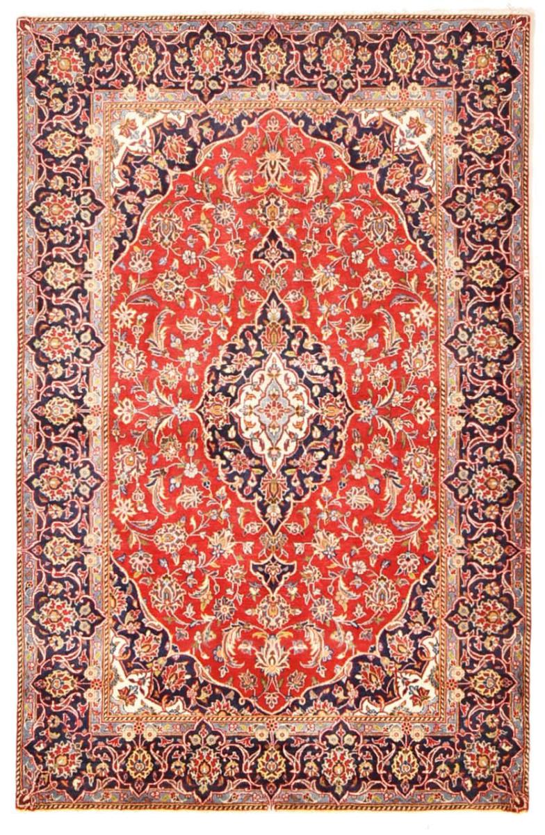 Persisk matta Keshan 219x134 219x134, Persisk matta Knuten för hand