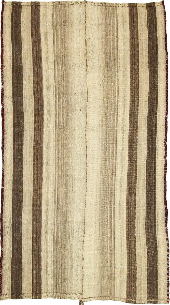 Persisk tæppe Kelim Fars 223x109 223x109, Persisk tæppe Håndvævet