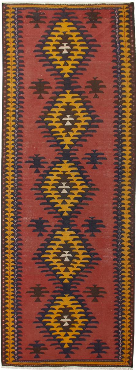 Tapete persa Kilim Fars Azerbaijan Antigo 432x154 432x154, Tapete persa Tecido à mão