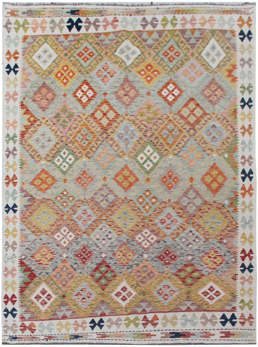 Tapete afegão Kilim Afegão 244x183 244x183, Tapete persa Tecido à mão