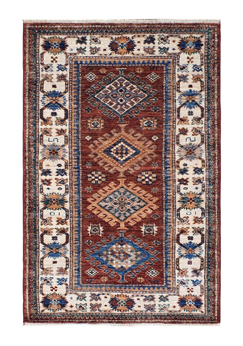 Pakistaans tapijt Kazak 127x81 127x81, Perzisch tapijt Handgeknoopte