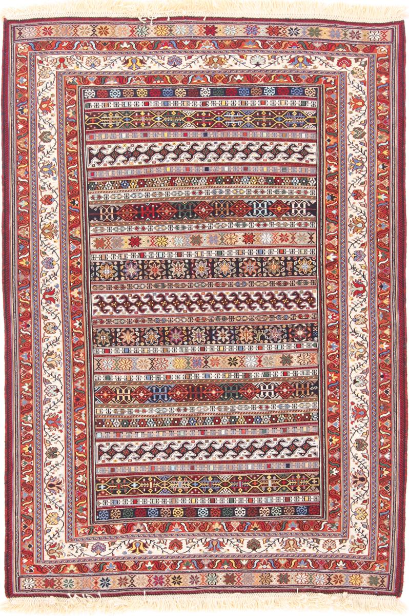 Tapete persa Kilim Soozani 151x102 151x102, Tapete persa Tecido à mão