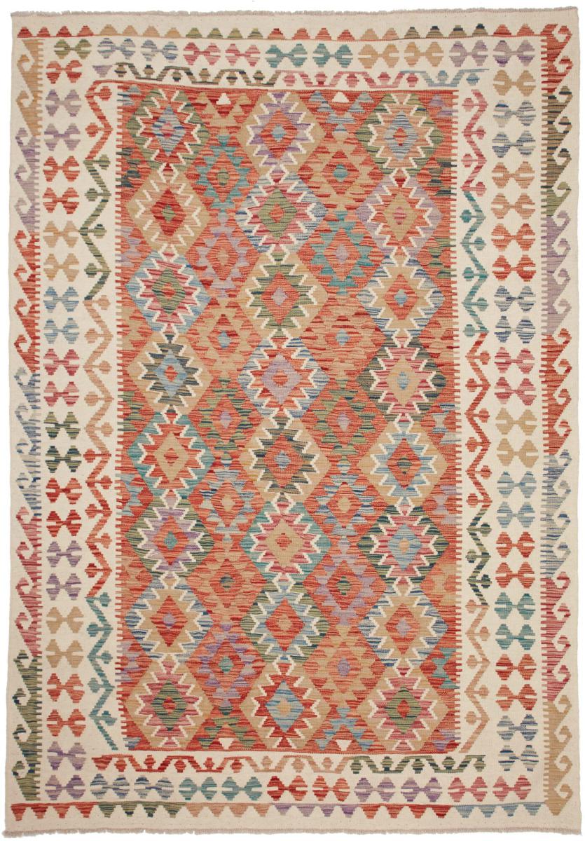 Tapete afegão Kilim Afegão 256x176 256x176, Tapete persa Tecido à mão