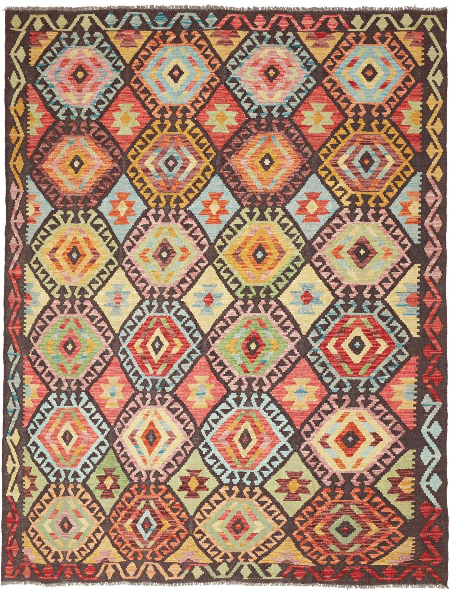 Tappeto Afgano Kilim Afghan 236x183 236x183, Tappeto persiano Tessuto a mano