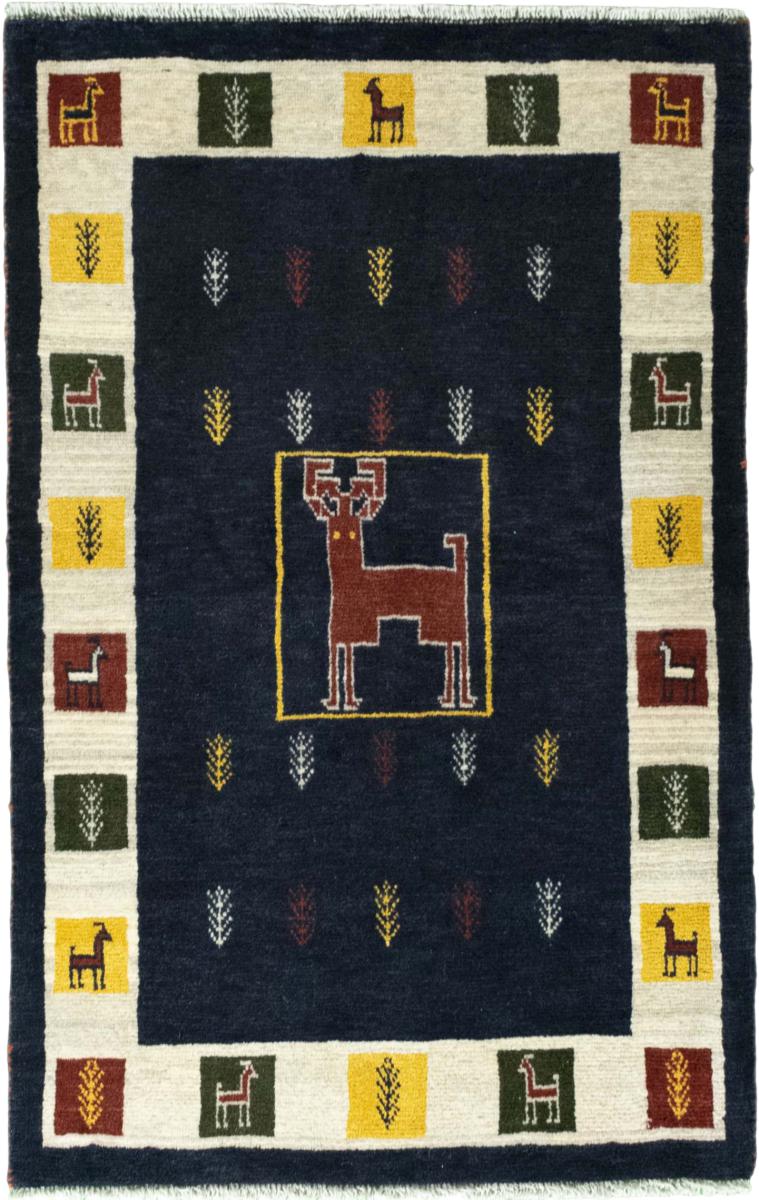 Tappeto persiano Persia Gabbeh Ghashghai 126x82 126x82, Tappeto persiano Annodato a mano