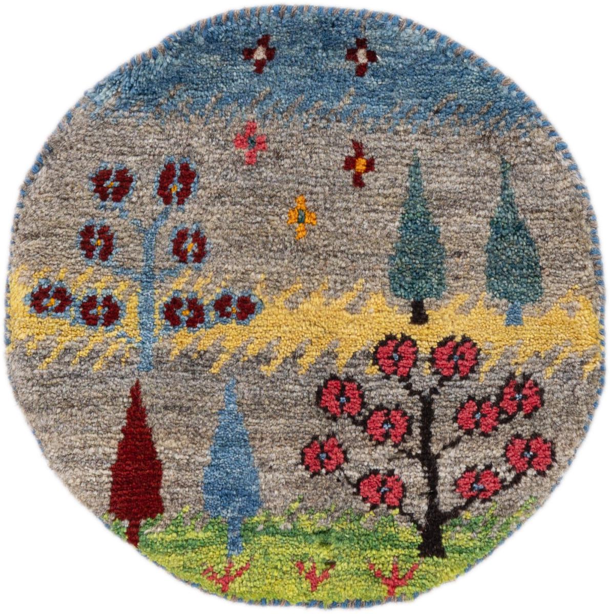Tapis persan Persan Gabbeh Loribaft 40x40 40x40, Tapis persan Noué à la main