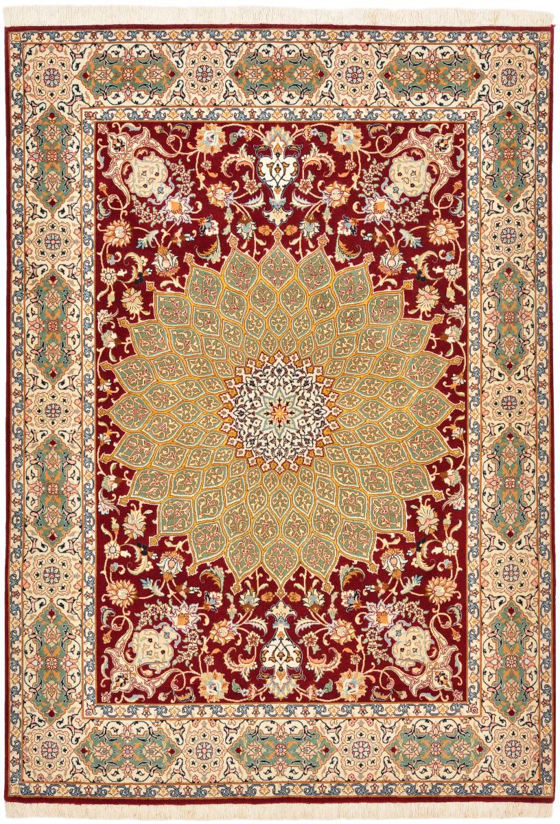 Tapete persa Tabriz 50Raj 210x150 210x150, Tapete persa Atado à mão