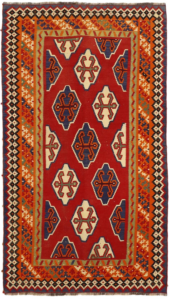 Tapete persa Kilim Fars 284x158 284x158, Tapete persa Tecido à mão