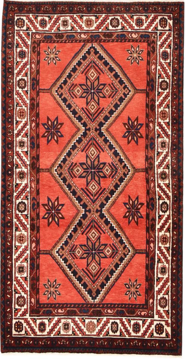 Persian Rug Hamadan 202x107 202x107, Persian Rug Knotted by hand