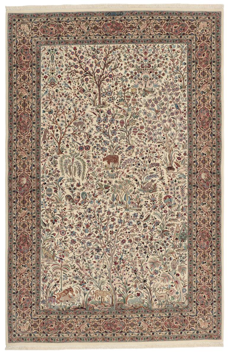 Alfombra persa Ghom Sherkat de Sedankette 221x141 221x141, Alfombra persa Anudado a mano