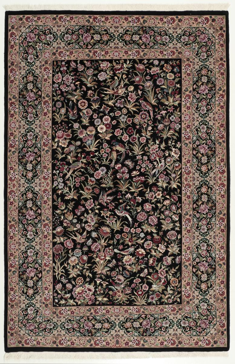 Perzsa szőnyeg Ghom Sherkat Selyemfonal 221x145 221x145, Perzsa szőnyeg Kézzel csomózva