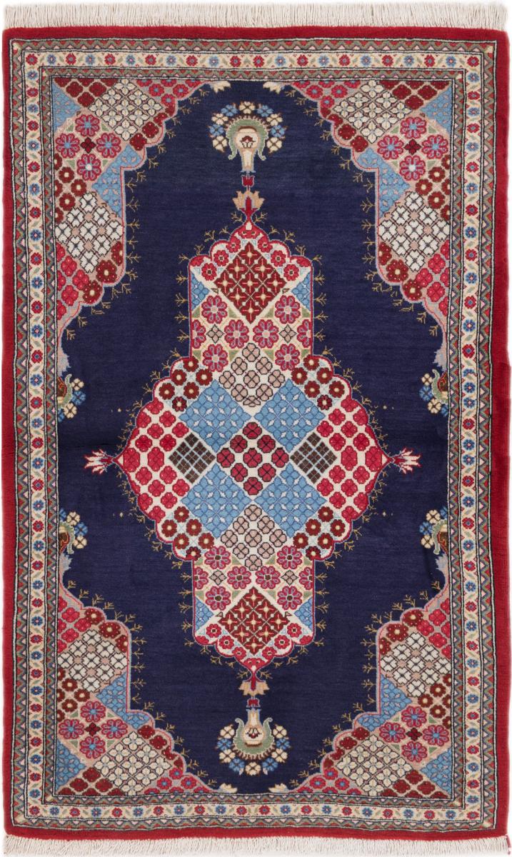 Covor persan Qom Kork 131x83 131x83, Covor persan Lucrate de mână