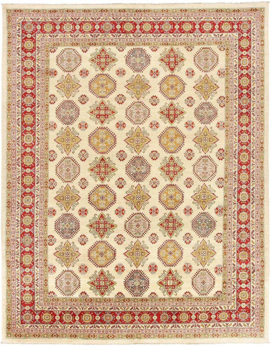 Tapis afghan Kazak 346x271 346x271, Tapis persan Noué à la main