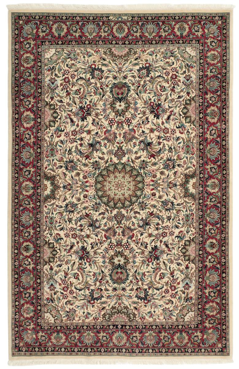 Persisk tæppe Ghom Sherkat Silketrend 214x141 214x141, Persisk tæppe Knyttet i hånden