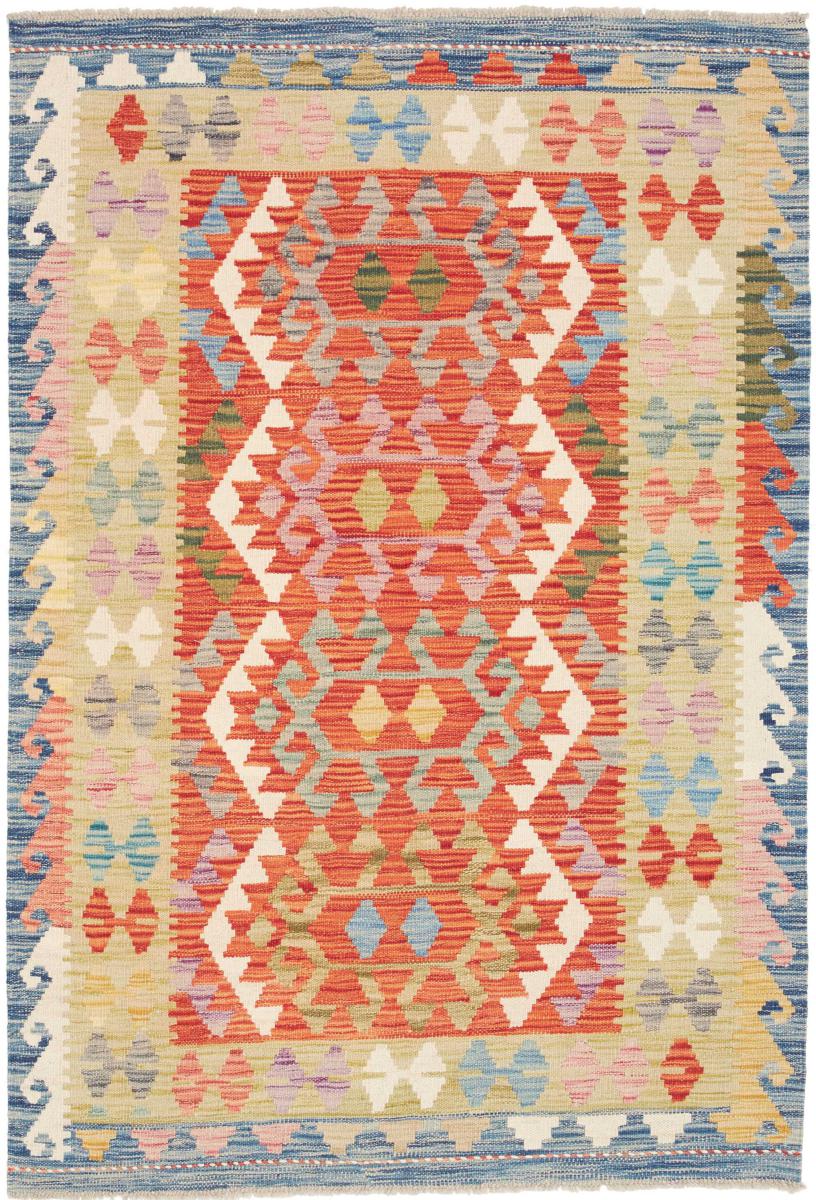 Afghaans tapijt Kilim Afghan 146x101 146x101, Perzisch tapijt Handgeweven