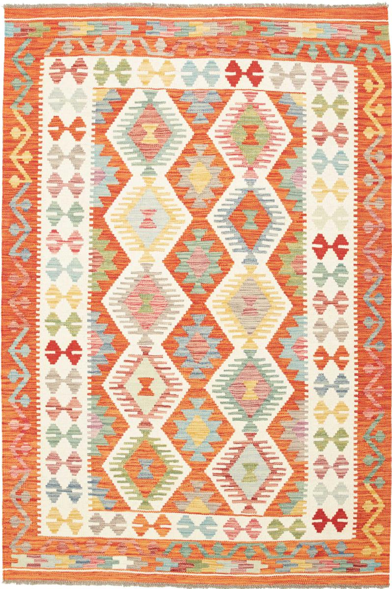 Afghanska mattan Kilim  Afghan 187x129 187x129, Persisk matta handvävd 