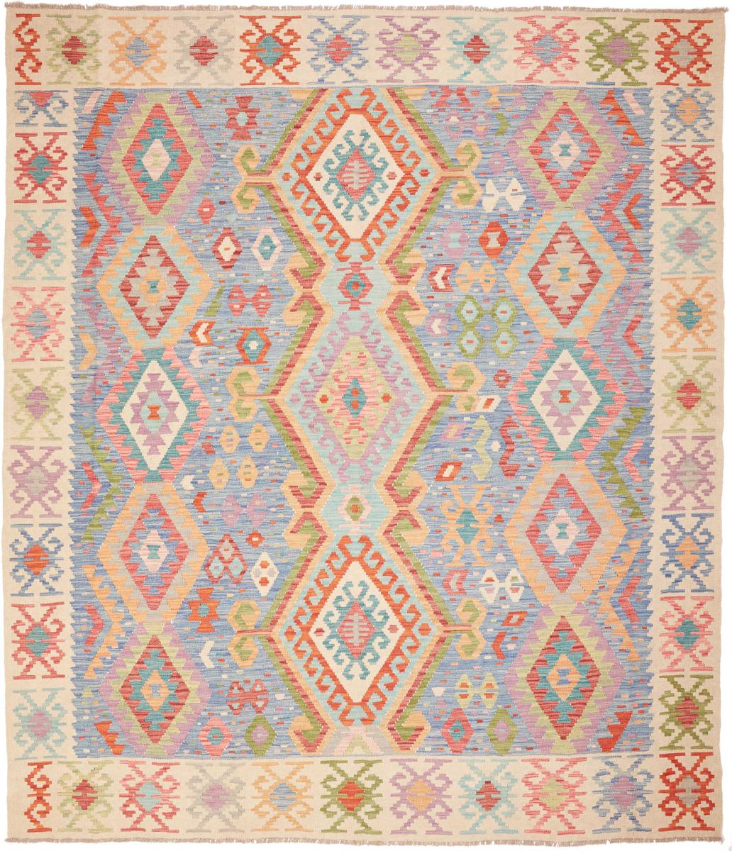 Tapete afegão Kilim Afegão 294x254 294x254, Tapete persa Tecido à mão