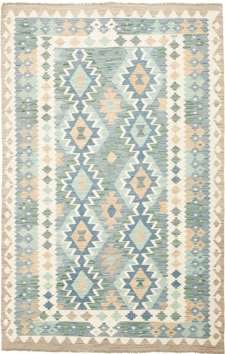 Afganistan-matto Kelim  Afghan 202x133 202x133, Persialainen matto kudottu