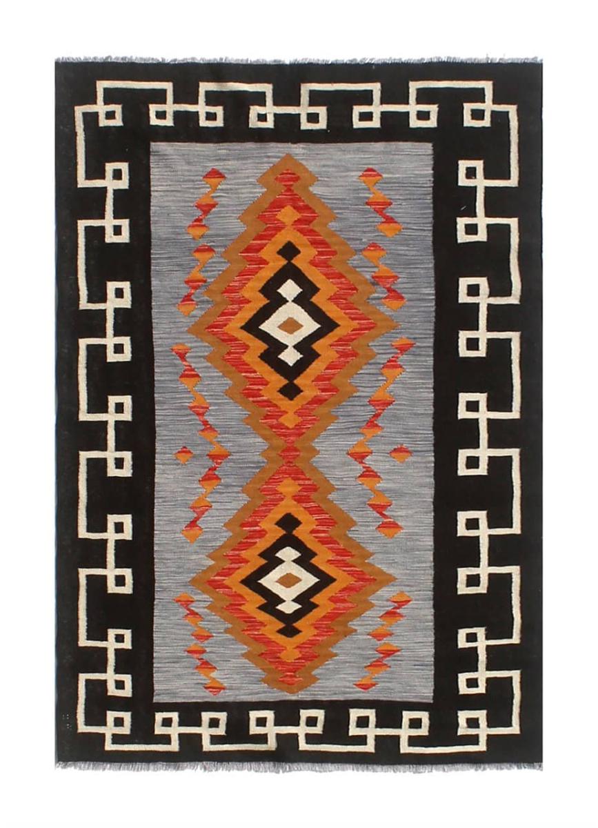 Afghan rug Kilim Afghan Nava 197x151 197x151, Persian Rug Woven by hand