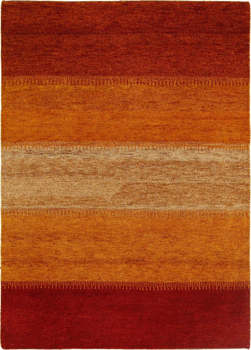 Alfombra india Gabbeh 196x141 196x141, Alfombra persa Anudado a mano