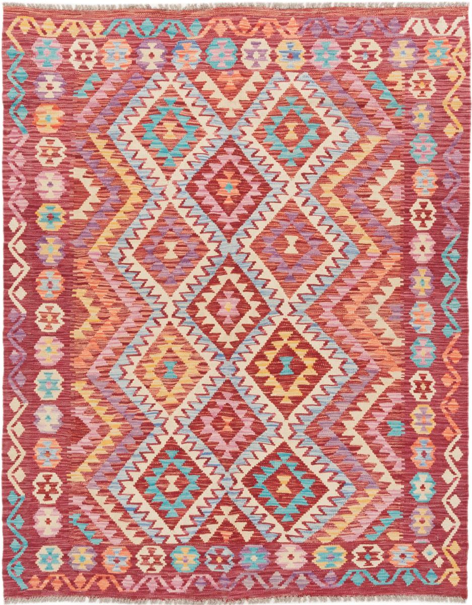 Tapete afegão Kilim Afegão 196x155 196x155, Tapete persa Tecido à mão