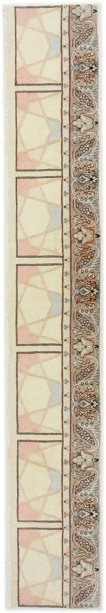 Tapis persan Mashhad Khorasan 380x55 380x55, Tapis persan Noué à la main