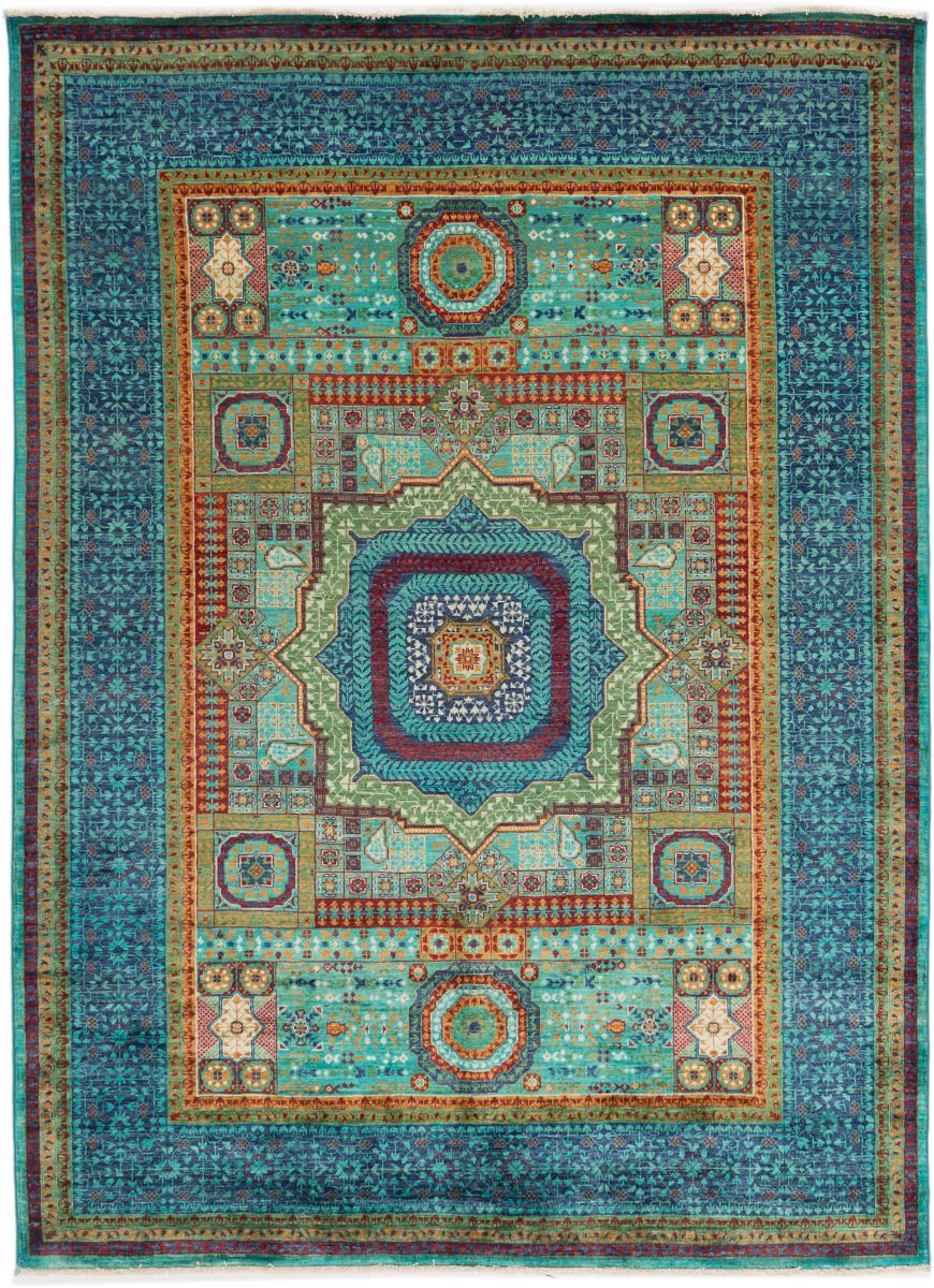 Afghaans tapijt Mamluk 242x178 242x178, Perzisch tapijt Handgeknoopte
