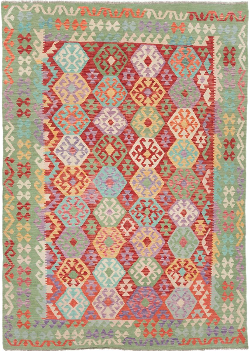 Tapete afegão Kilim Afegão 287x210 287x210, Tapete persa Tecido à mão