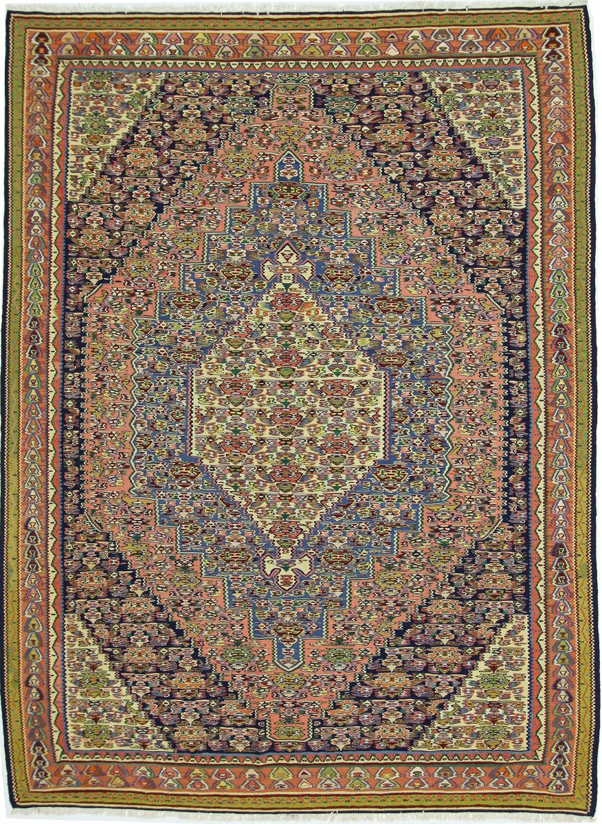 Tapete persa Kilim Senneh 281x213 281x213, Tapete persa Atado à mão