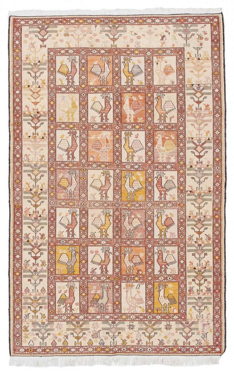 Perzsa szőnyeg Kilim Fars Selyem 6'2"x4'0" 6'2"x4'0", Perzsa szőnyeg szőttesek