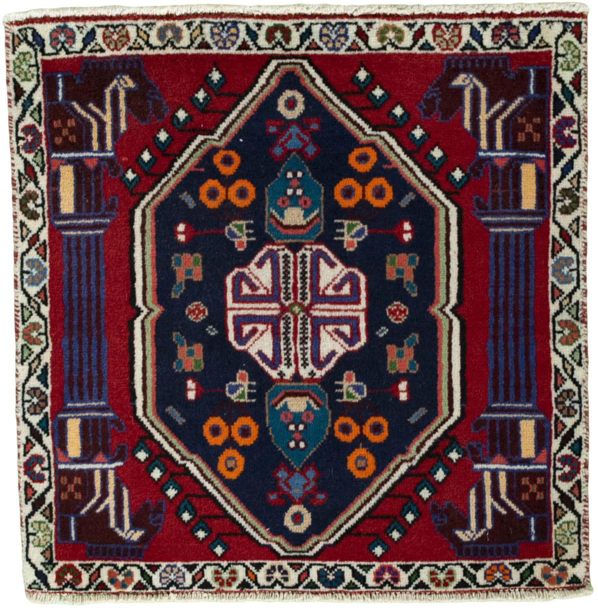 Persian Rug Shiraz 66x65 66x65, Persian Rug Knotted by hand