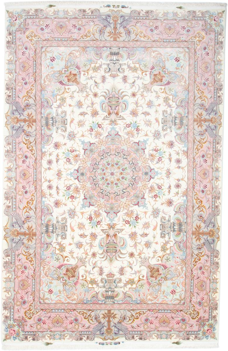 Tapete persa Tabriz 60Raj Fio de Seda 300x201 300x201, Tapete persa Atado à mão