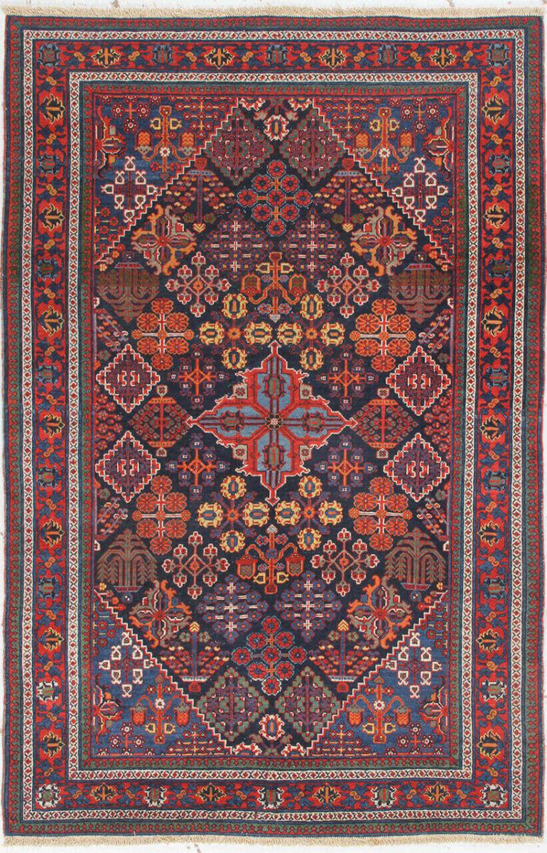 Perzisch tapijt Meymeh Antiek 204x134 204x134, Perzisch tapijt Handgeknoopte